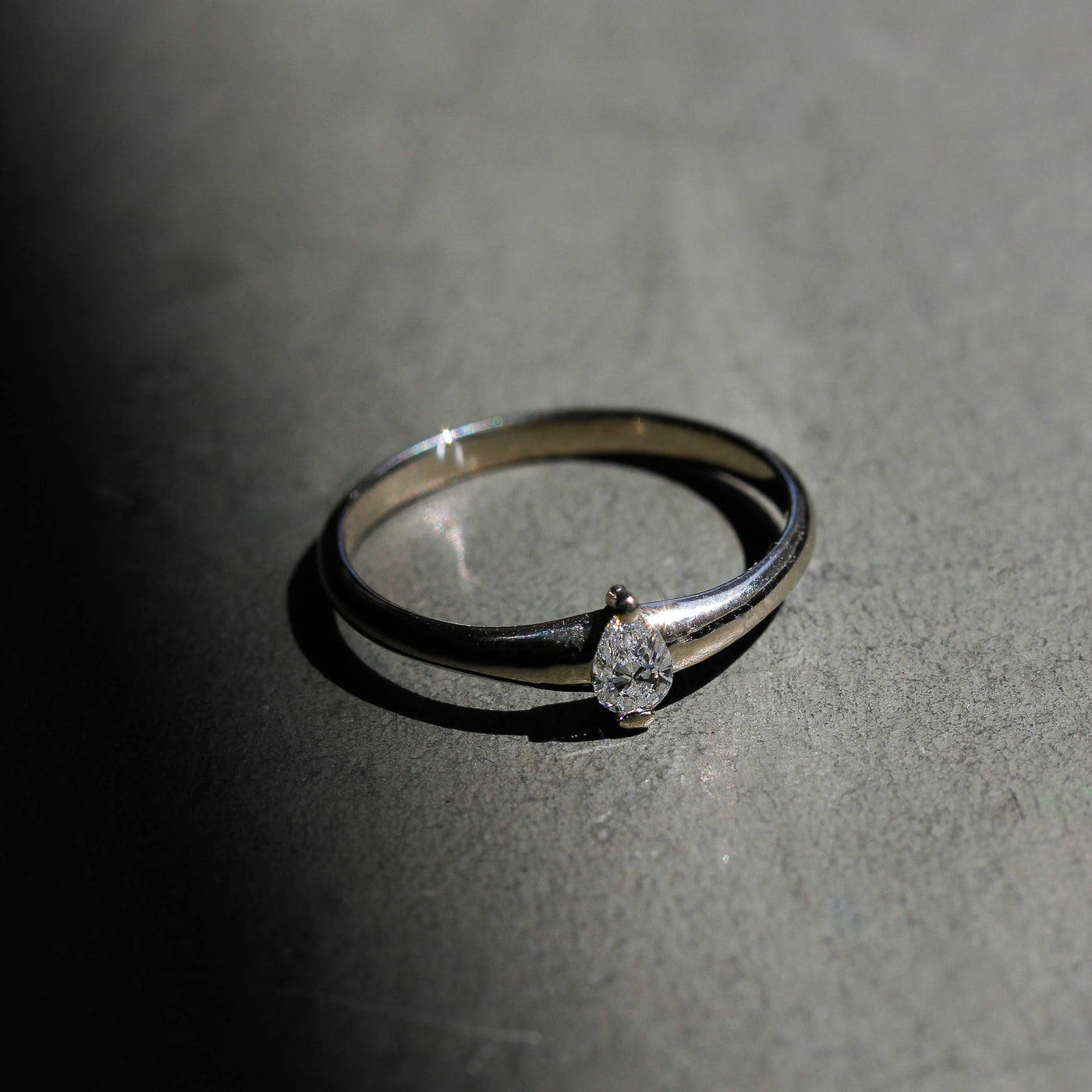 טבעת סהרה יהלום מעבדה זהב 14K Rings