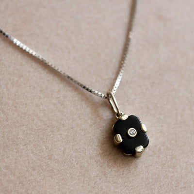 שרשרת מידנייט זהב לבן 14K Necklaces 
