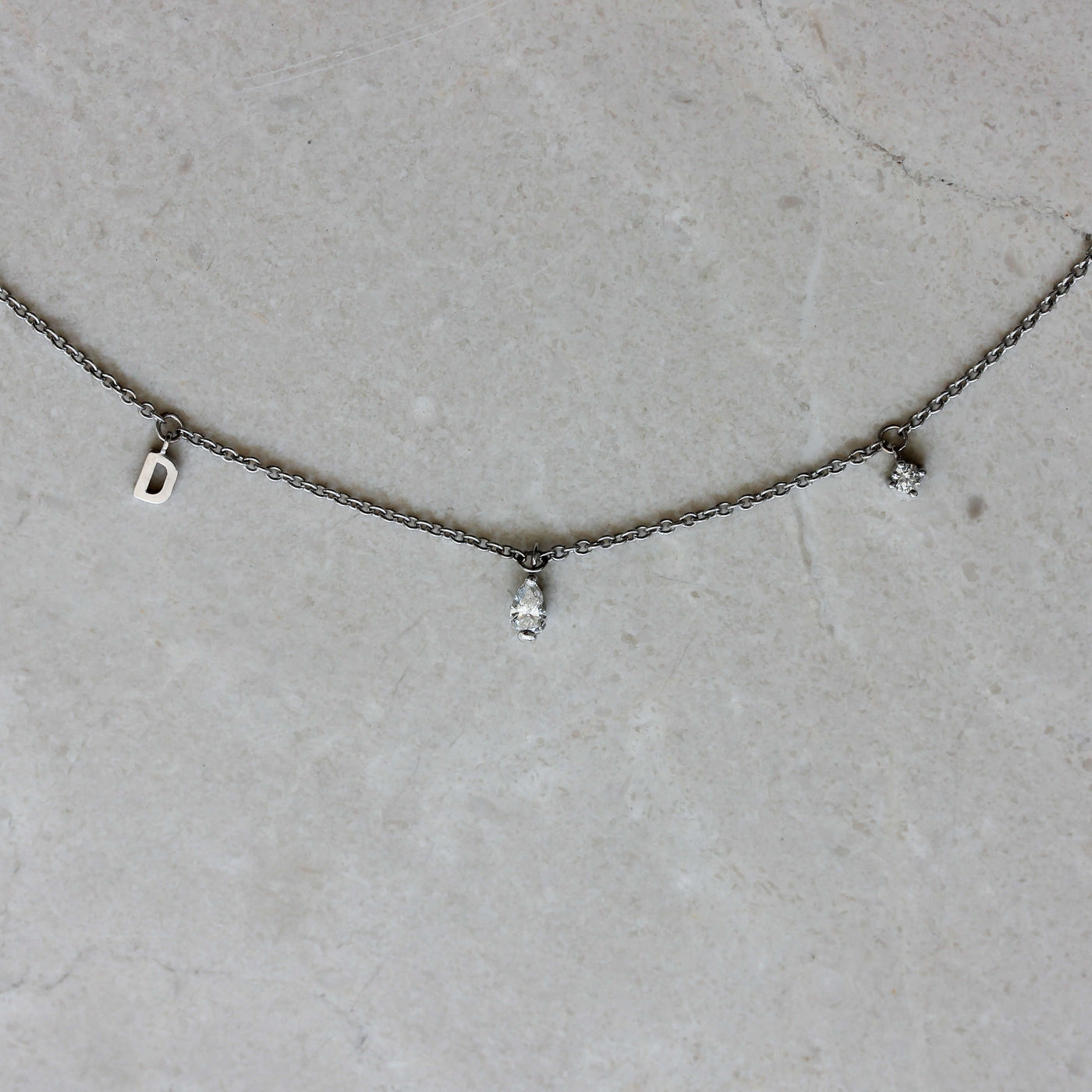 שרשרת פרסונה זהב לבן 14K Necklaces