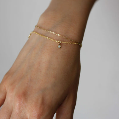 תליון וונדי קטן זהב 14K Bracelets