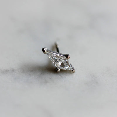 עגילי ויק 0.36 יהלומים לבנים מעבדה זהב 14K Earrings