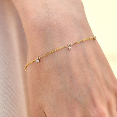 צמיד נבאדה יהלומי מעבדה 14K Bracelets