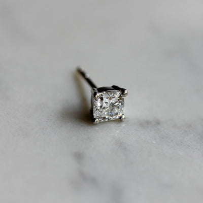עגילי פלורנס 0.55 יהלומים לבנים מעבדה זהב 14K Earrings