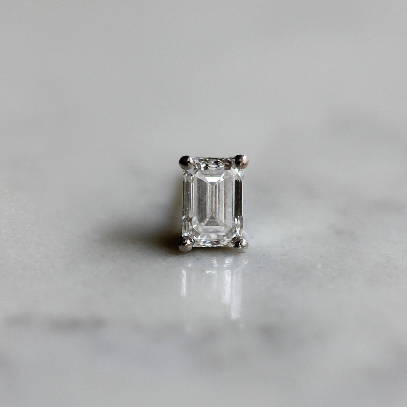 עגילי ורונה 0.55 יהלומים לבנים מעבדה זהב 14K Earrings