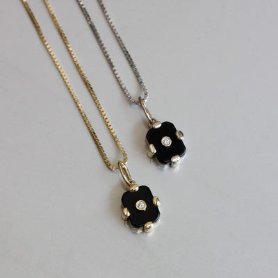 שרשרת מידנייט זהב צהוב 14K Necklaces 