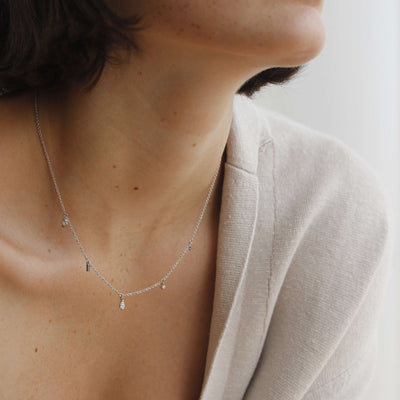 שרשרת פרסונה זהב לבן 14K Necklaces