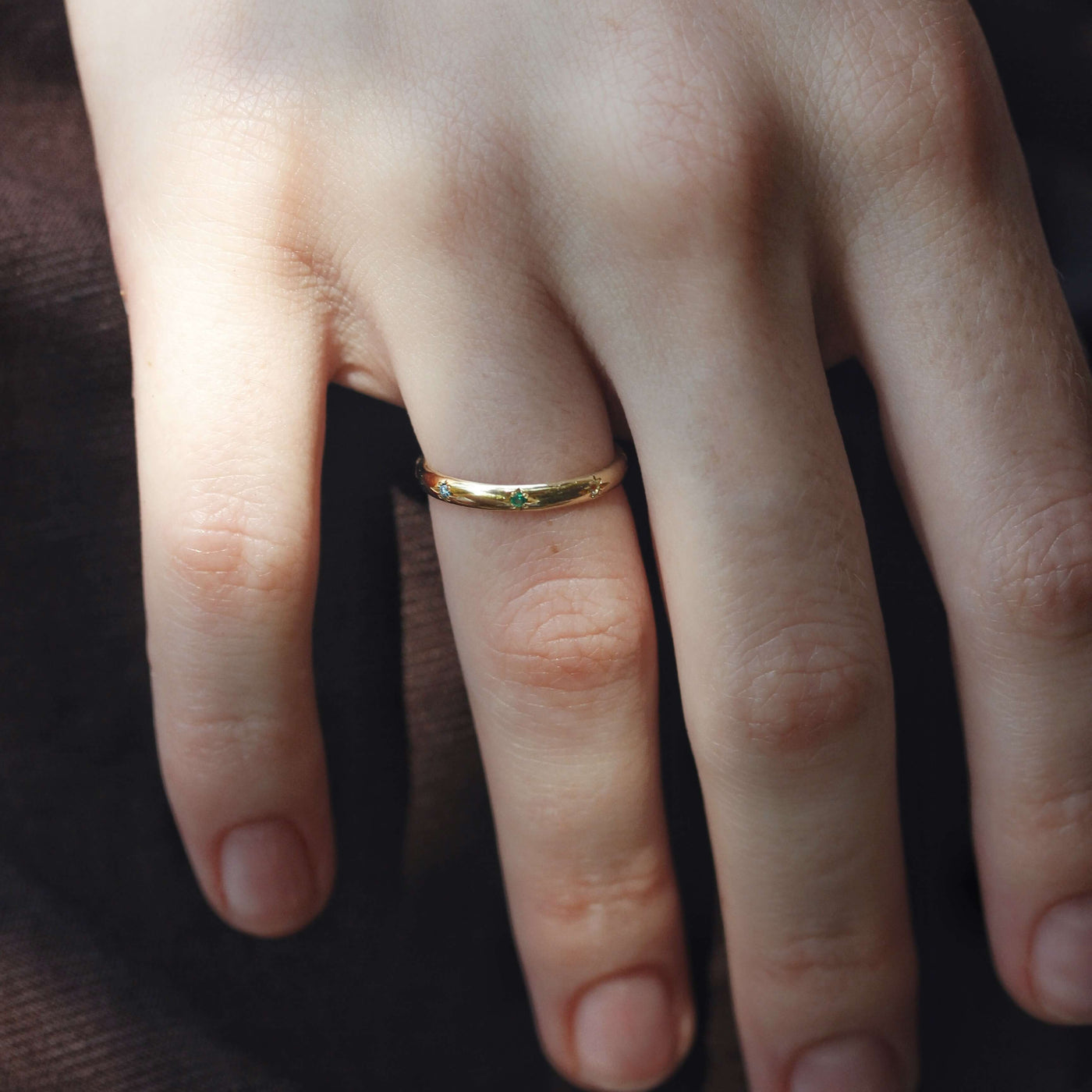 טבעת סטורן אבני חן זהב 14K Rings