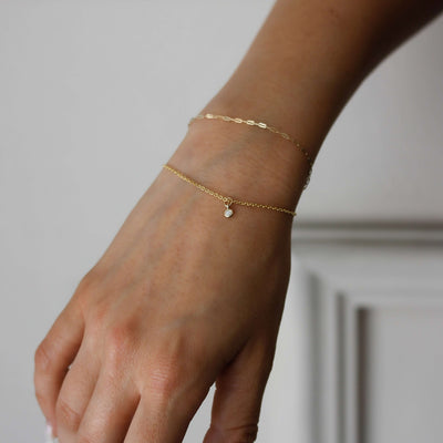 תליון וונדי קטן זהב 14K Bracelets