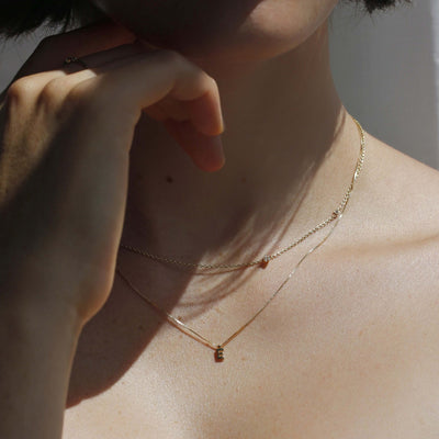 שרשרת אות זהב 14K Necklaces