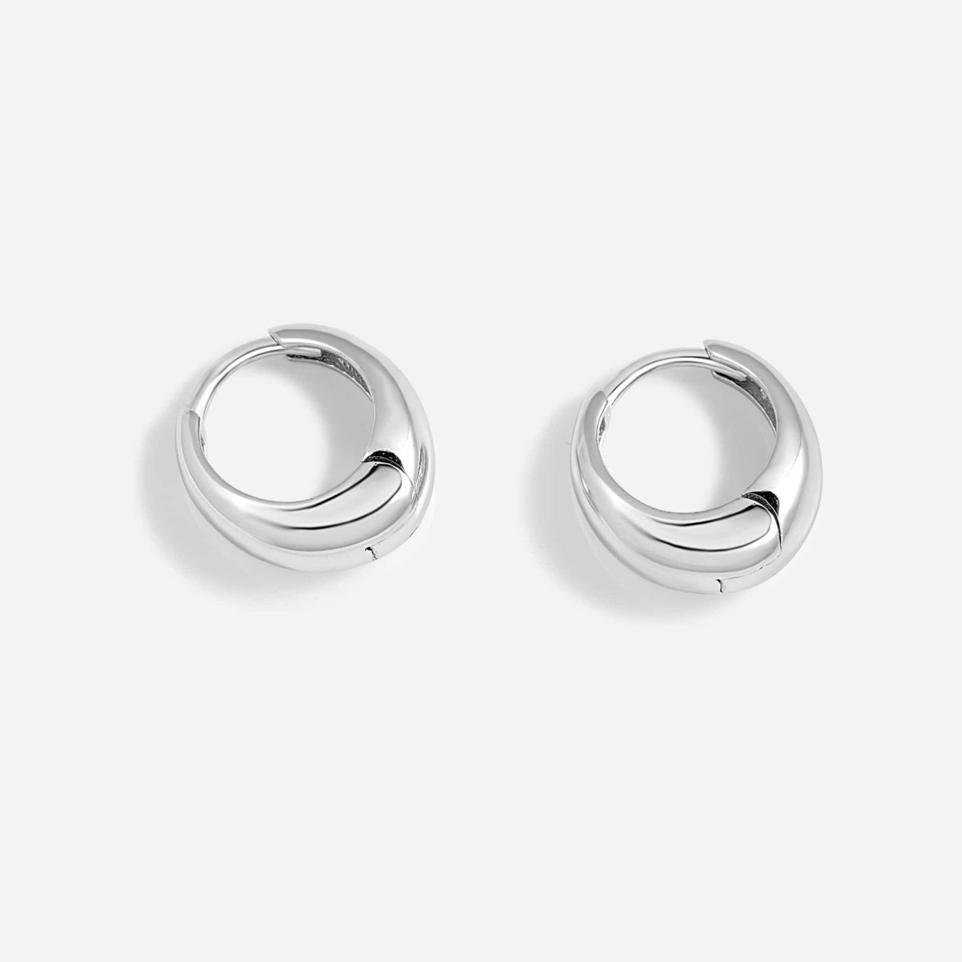 עגילי חישוק טייני קנדל זהב 14K Earrings 