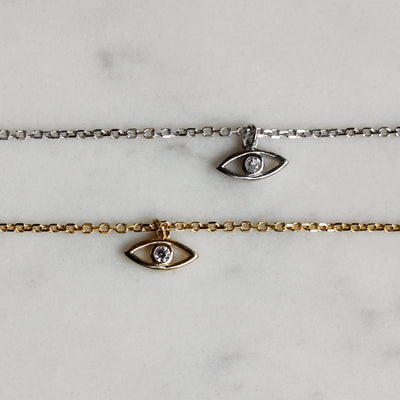 תליון עין טובה זהב 14K Bracelets