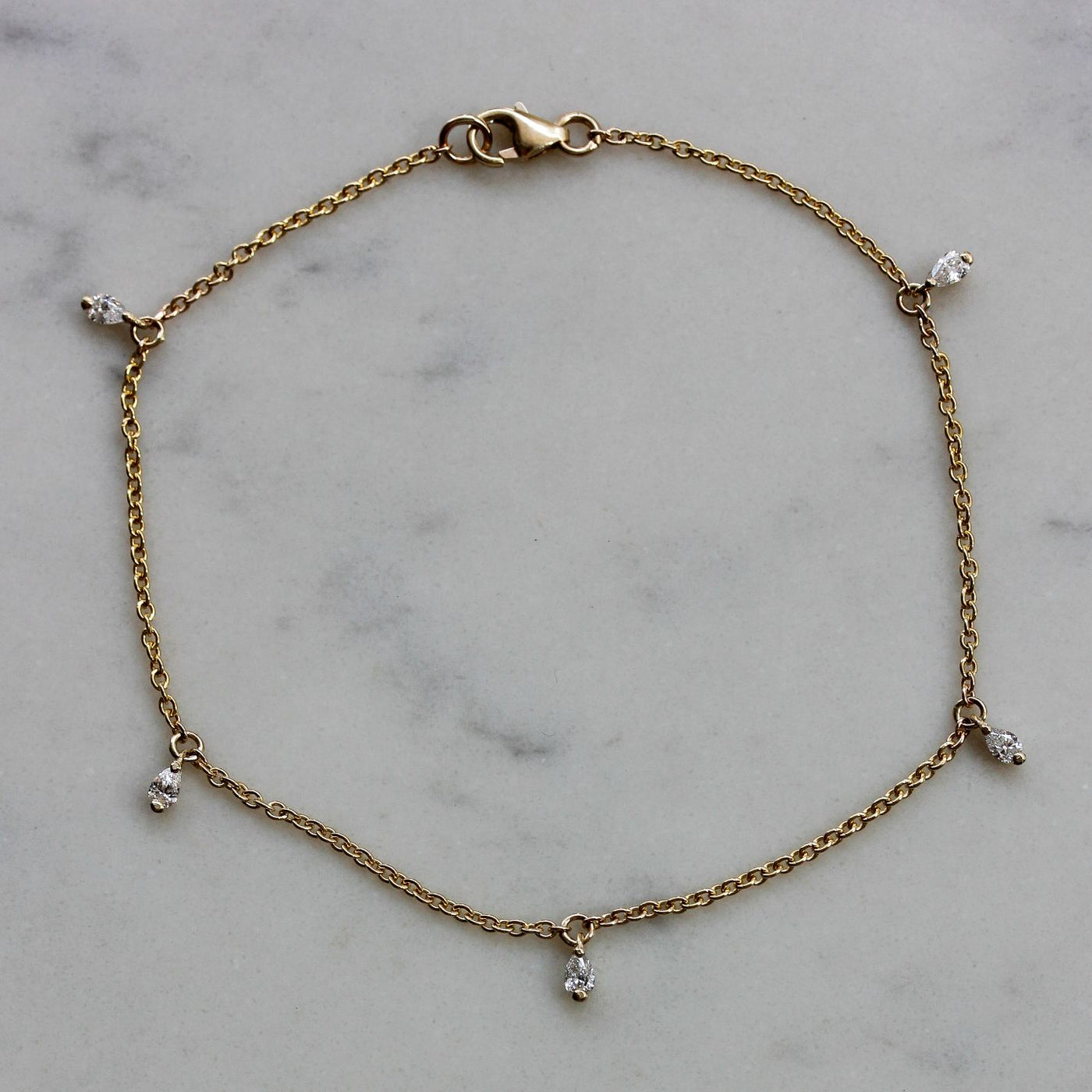 צמיד אואזיס יהלומי מעבדה 14K Bracelets
