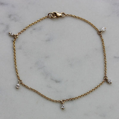 צמיד אואזיס יהלומי מעבדה 14K Bracelets