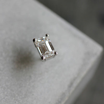 עגילי ורונה 0.55 יהלומים לבנים מעבדה זהב 14K Earrings