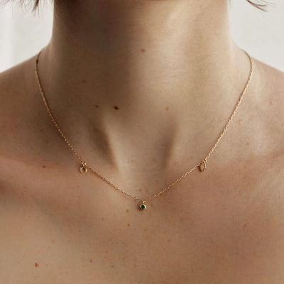תליון חמסה טייני זהב 14K Necklaces