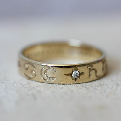 טבעת קוסמוס זהב 14K Rings