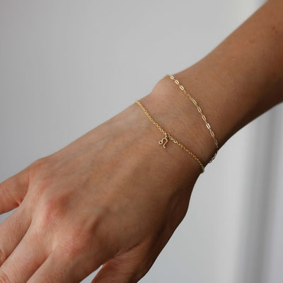 תליון מזלות זהב 14K Bracelets