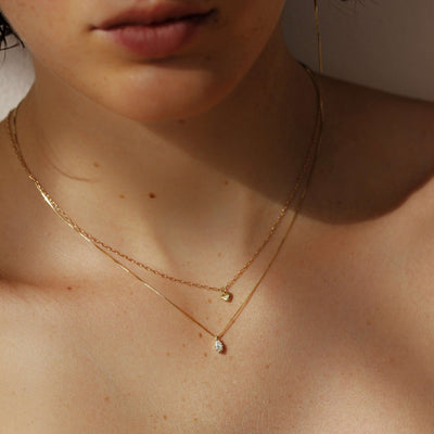 שרשרת לב תום זהב 14K Necklaces