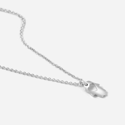 תליון חמסה זהב 14K Necklaces 14K לבן