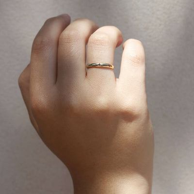 טבעת סטורן אבני חן זהב 14K Rings 14K צהוב