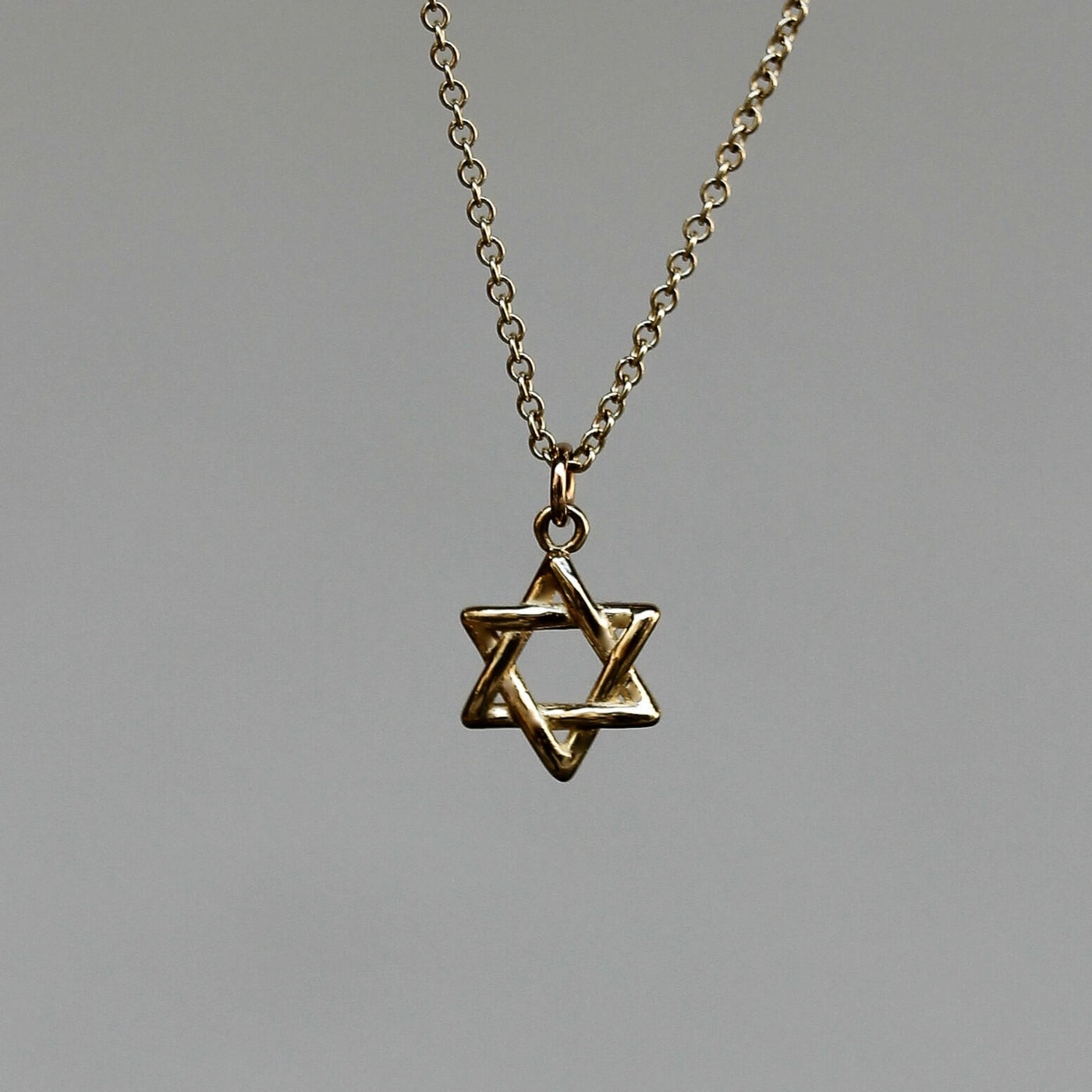 תליון מגן דוד לשרשרת זהב 14K Necklaces