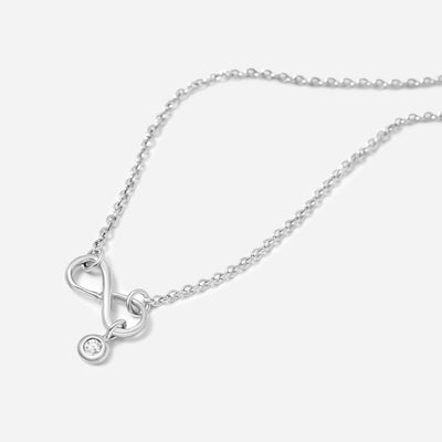 שרשרת אינפיניטי זהב 14K Necklaces 14K לבן