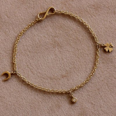 צמיד טליסמן זהב 14K Bracelets 