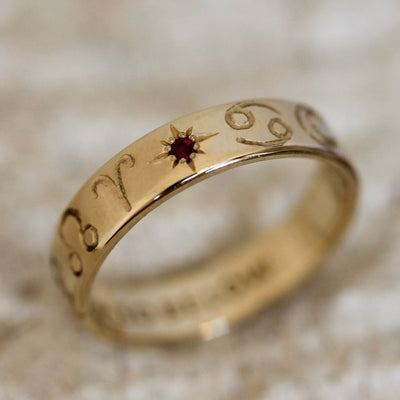 טבעת קוסמוס זהב 14K Rings