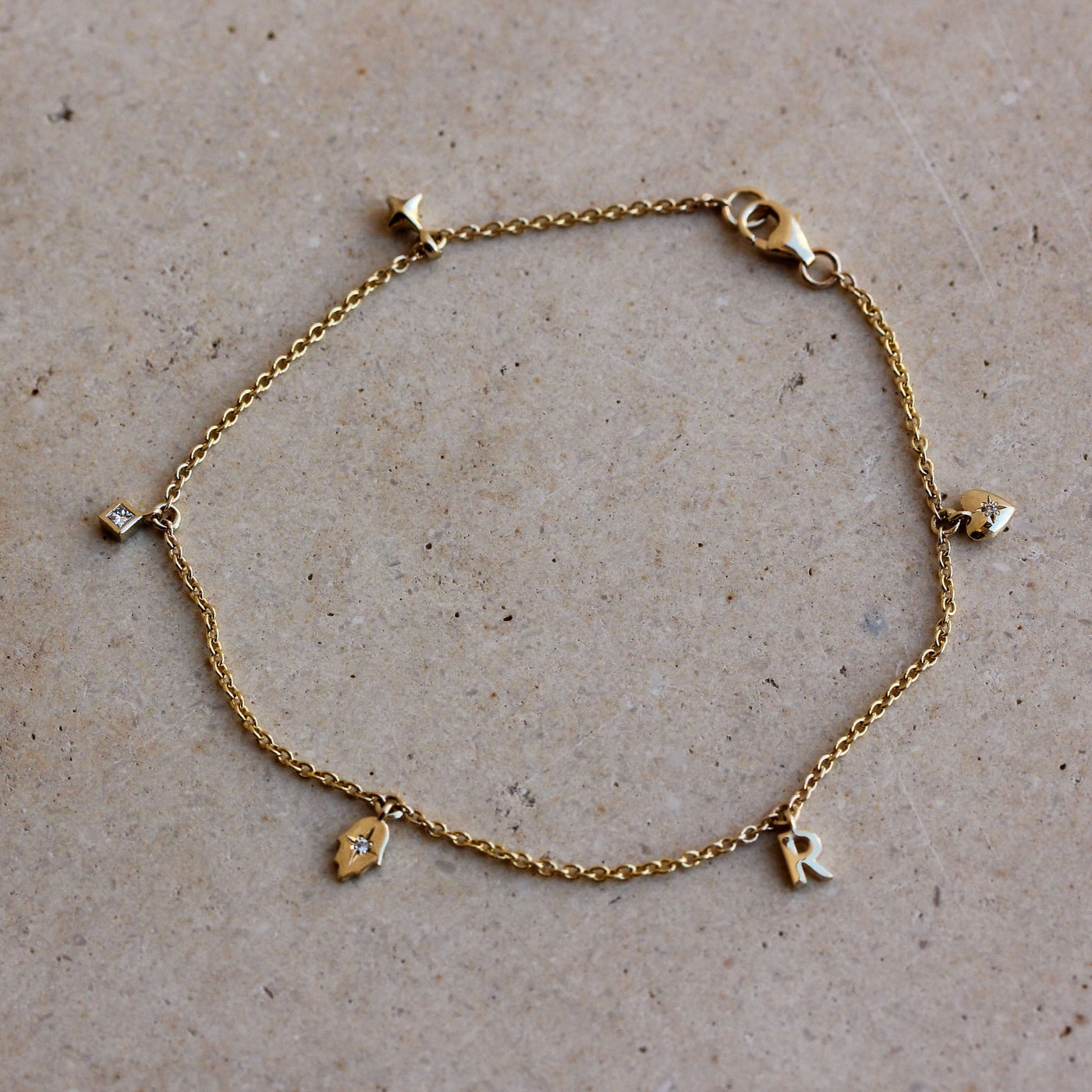 תליון לב תום זהב 14K Necklaces
