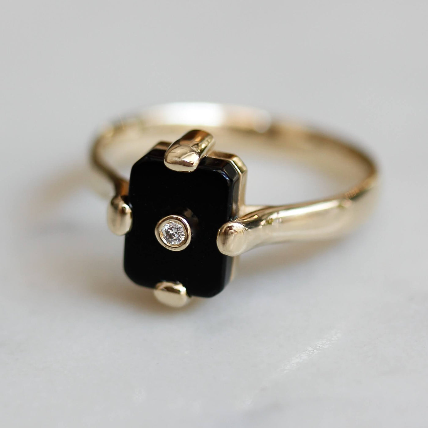 טבעת מידנייט זהב צהוב 14K Rings 