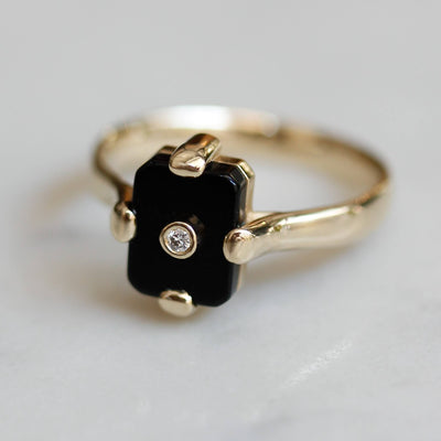 טבעת מידנייט זהב צהוב 14K Rings 