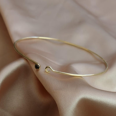 צמיד נובה וונדי יהלום שחור זהב 14K Bracelets 