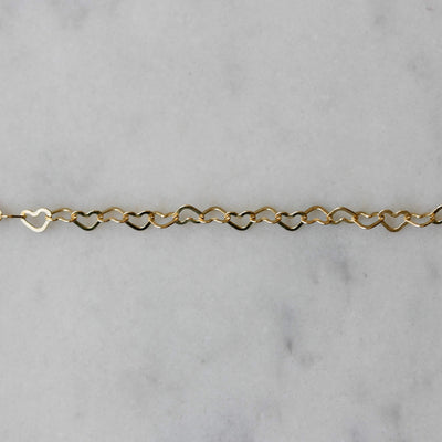 צמיד נצחי וולנטיינז זהב צהוב 14K Bracelets 