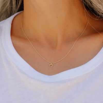 שרשרת פרסה טייני זהב 14K Necklaces