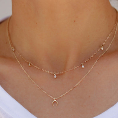 שרשרת פרסה טייני זהב 14K Necklaces