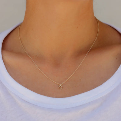 שרשרת פרסה טייני זהב 14K Necklaces