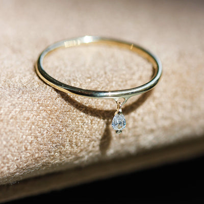 טבעת אואזיס יהלום מעבדה זהב 14K Rings