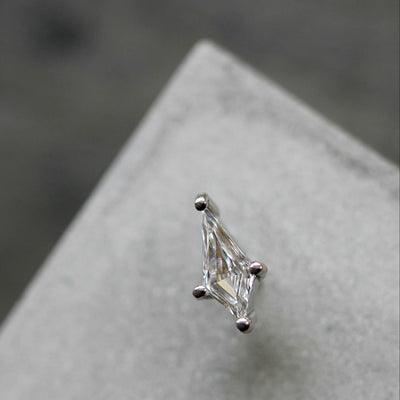 עגילי ויק 0.36 יהלומים לבנים מעבדה זהב 14K Earrings