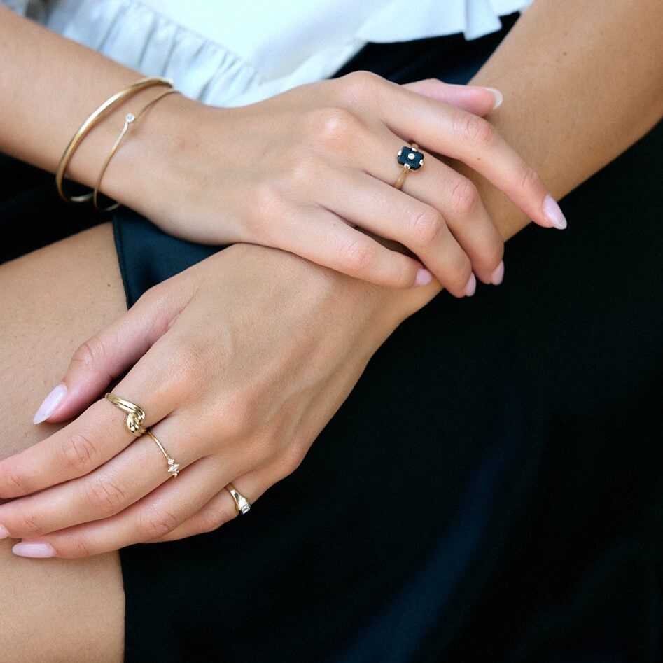 טבעת מידנייט זהב צהוב 14K Rings 