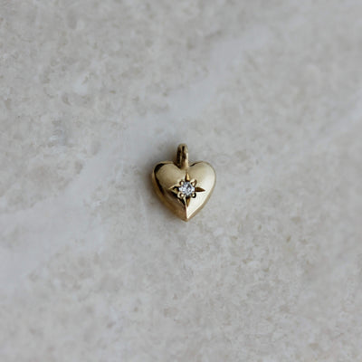 תליון לב תום זהב 14K Necklaces
