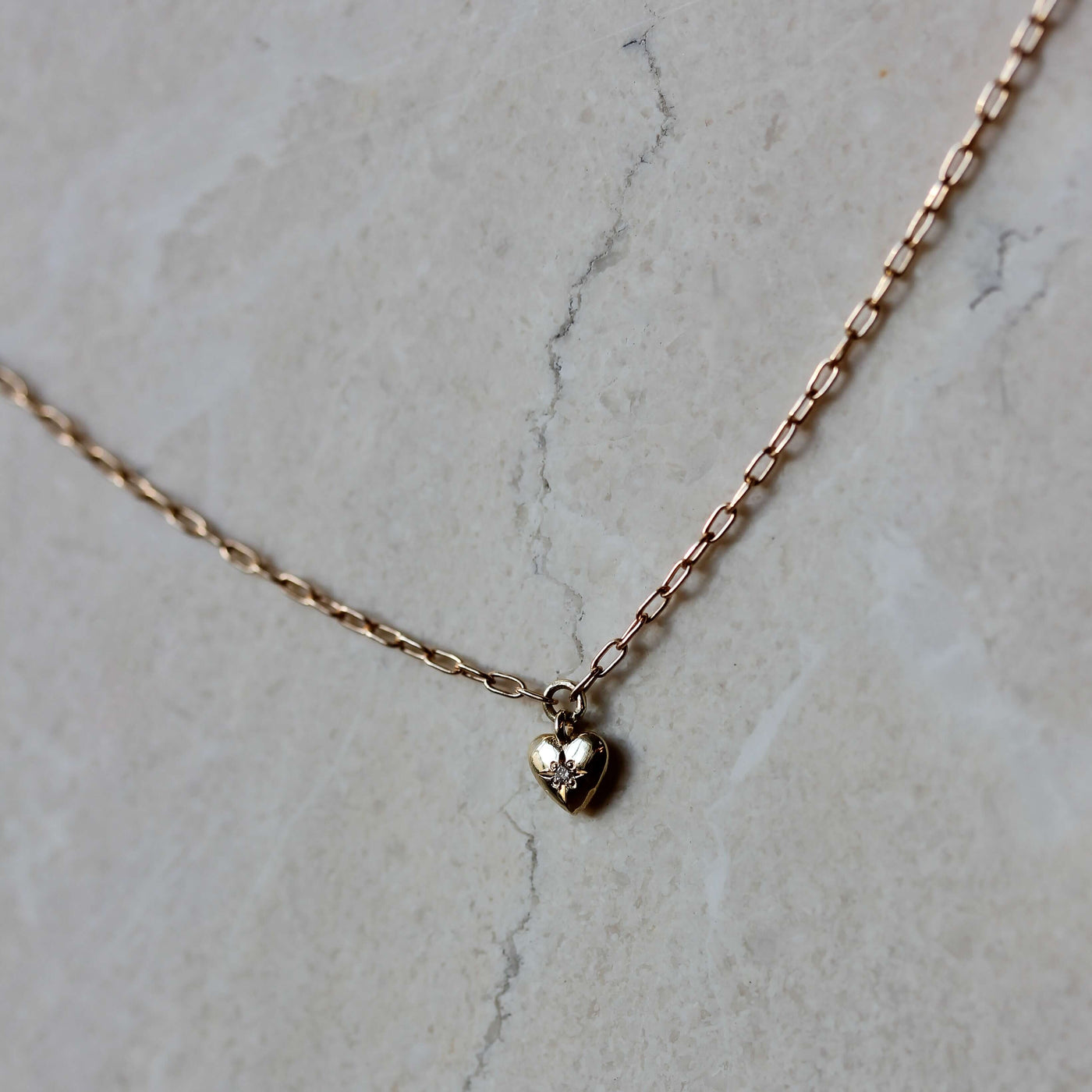 שרשרת לב תום זהב 14K Necklaces