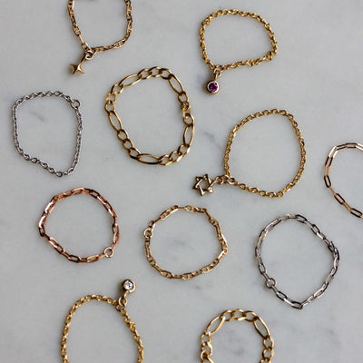 טבעת נצחית מוניקה זהב 14K Rings