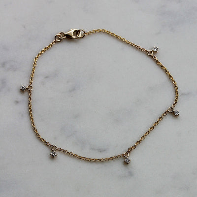 צמיד נבאדה יהלומי מעבדה 14K Bracelets