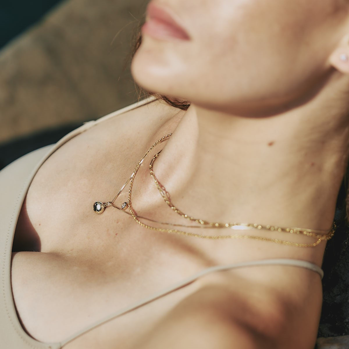 שרשרת קוסמוס זהב 14K Necklaces 