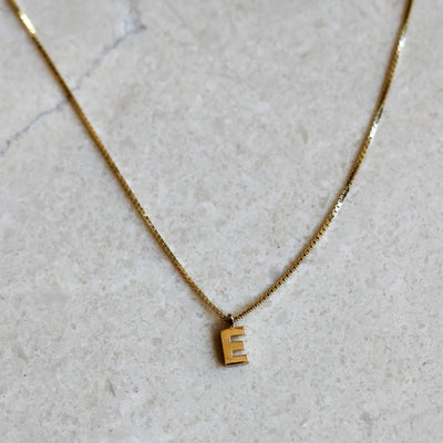 שרשרת אות זהב 14K Necklaces