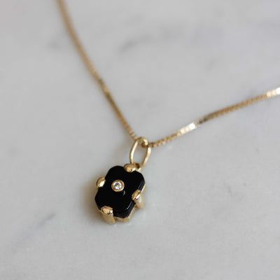 שרשרת מידנייט זהב צהוב 14K Necklaces 