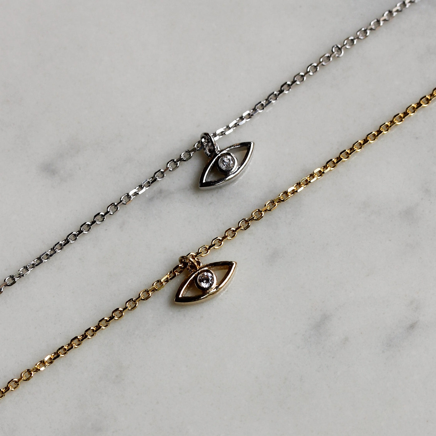 תליון עין טובה זהב 14K Bracelets