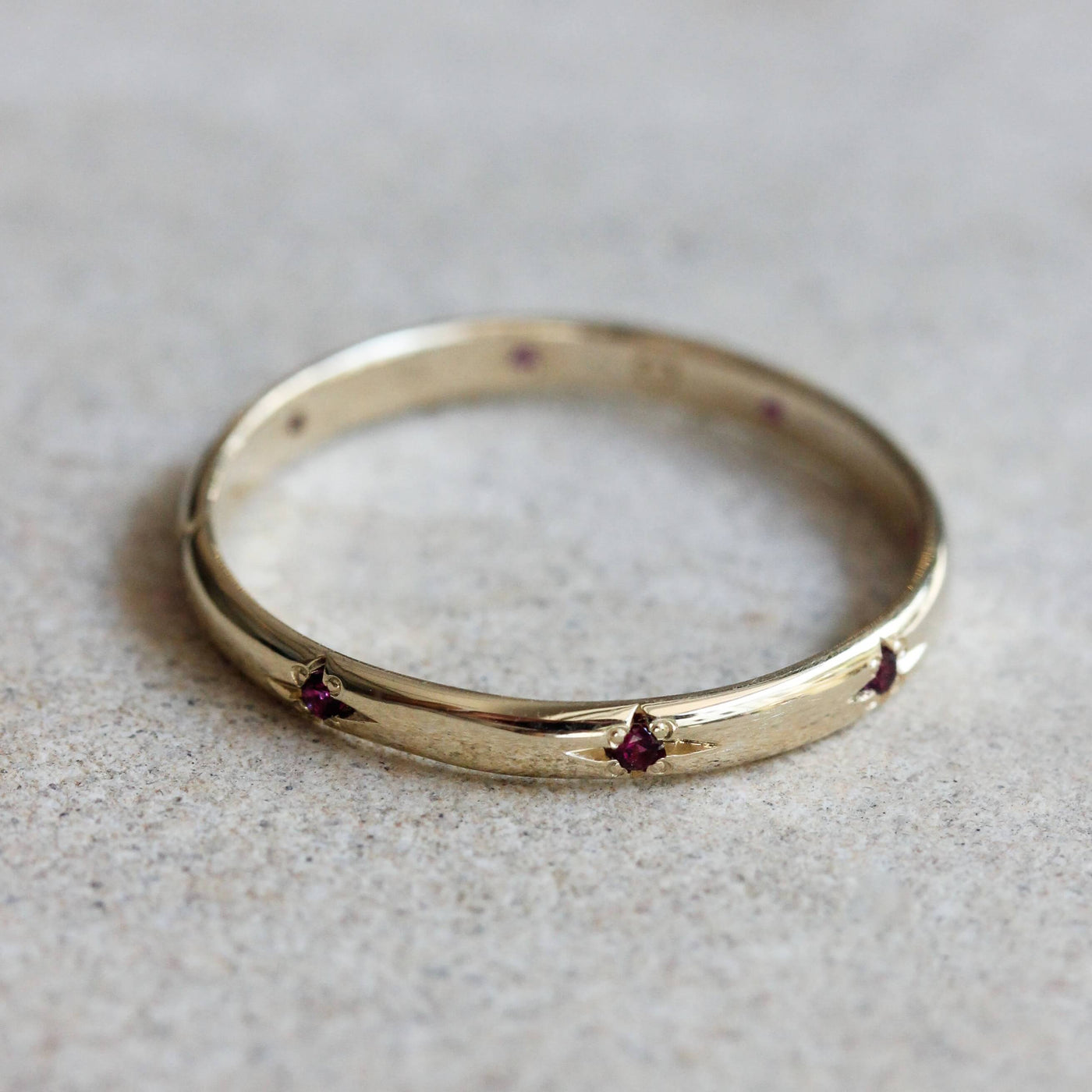 טבעת סטורן אבני חן זהב 14K Rings 14K צהוב