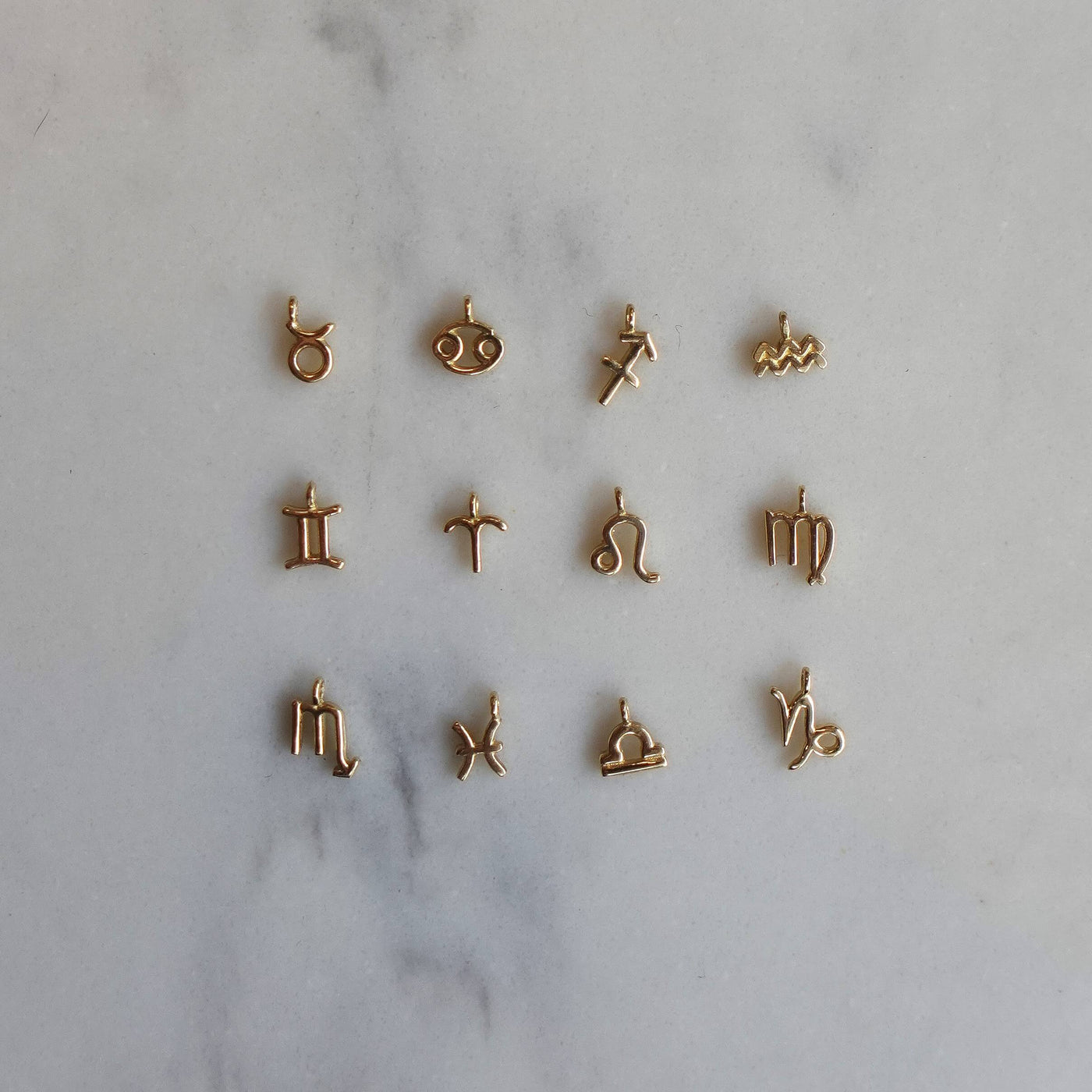תליון מזלות זהב 14K Bracelets