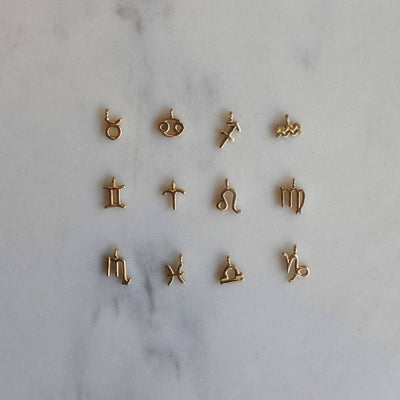 תליון מזלות זהב 14K Bracelets